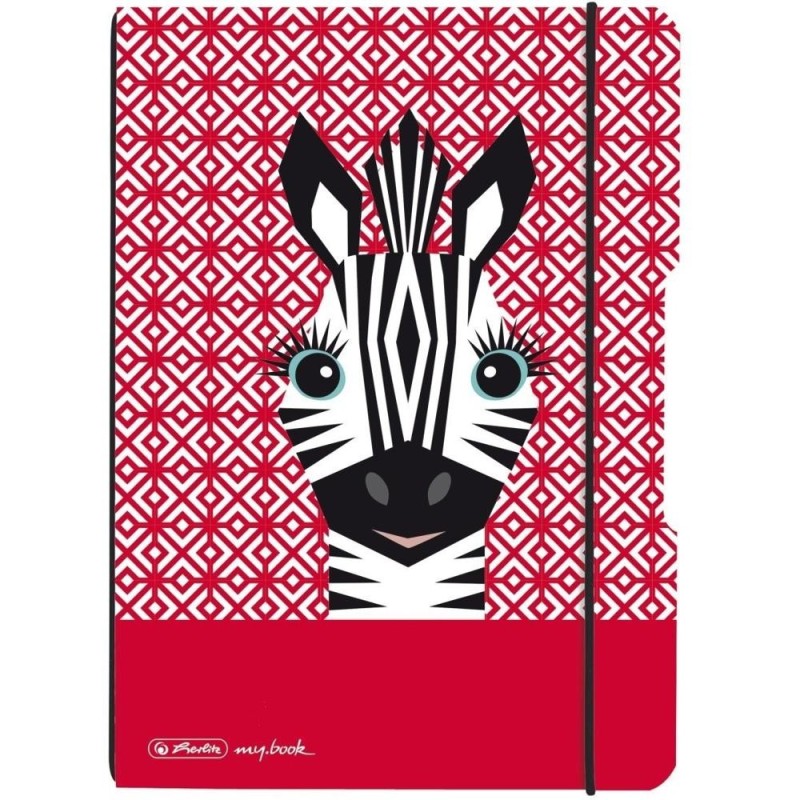 Set 14 x Caiet My.Book Flex A5 Dictando, Motiv Cute Animals Zebra, 40 File