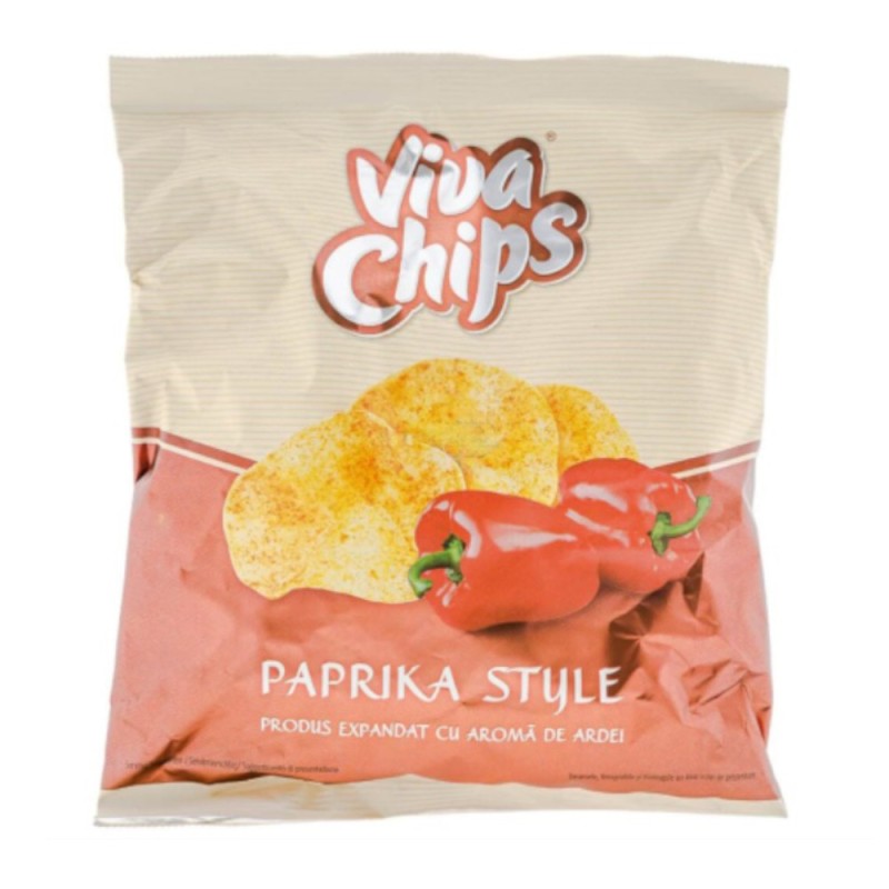 Set 14 x Chipsuri cu Ardei, Viva Chips, 50 g