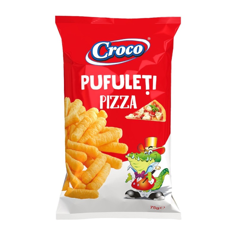 Set 14 x Pufuleti cu Pizza Croco, 75 g