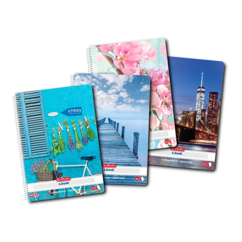 Set 15 x Caiet A4 ,100 File, cu Spirala, Matematica, Enjoy Life, Economic