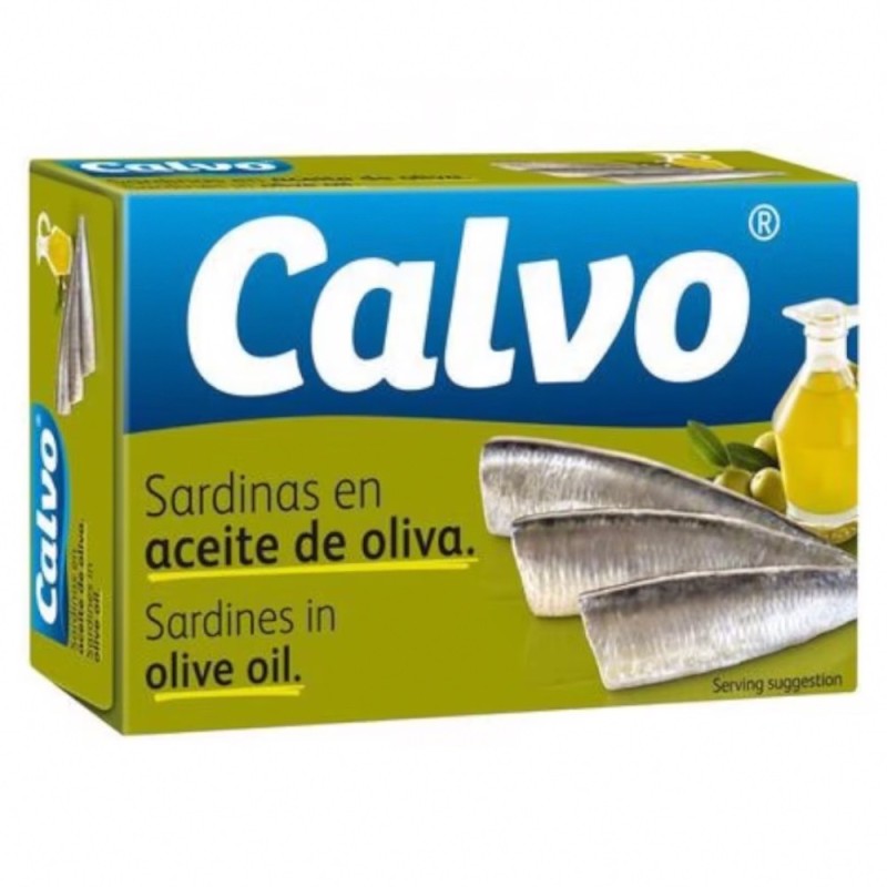 Set 16 x Sardine in Ulei de Masline Calvo 120 g