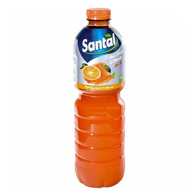Set 16 x Suc de Portocale si Morcovi 15%, Santal Active Ace, 1.5 l