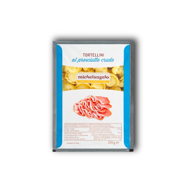 Set 18 x Tortellini cu Prosciutto Crudo Michelangelo, 250 g