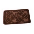 Set 2 Covorase pentru Baie, 60 x 100 cm, 50 x 60 cm, Antiderapante, Maro, Flora 2518