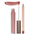 Set 2 In 1 Ruj Lichid Mat si Creion Contur Buze Handaiyan Lips Kit, 09