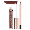 Set 2 In 1 Ruj Lichid Mat si Creion Contur Buze Ushas, 01