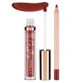 Set 2 In 1 Ruj Lichid Mat si Creion Contur Buze Ushas, 03