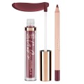 Set 2 In 1 Ruj Lichid Mat si Creion Contur Buze Ushas, 05