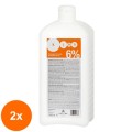 Set 2 x 1 l Emulsie Oxidanta Crema Kallos KJMN 6 %, 20 Vol