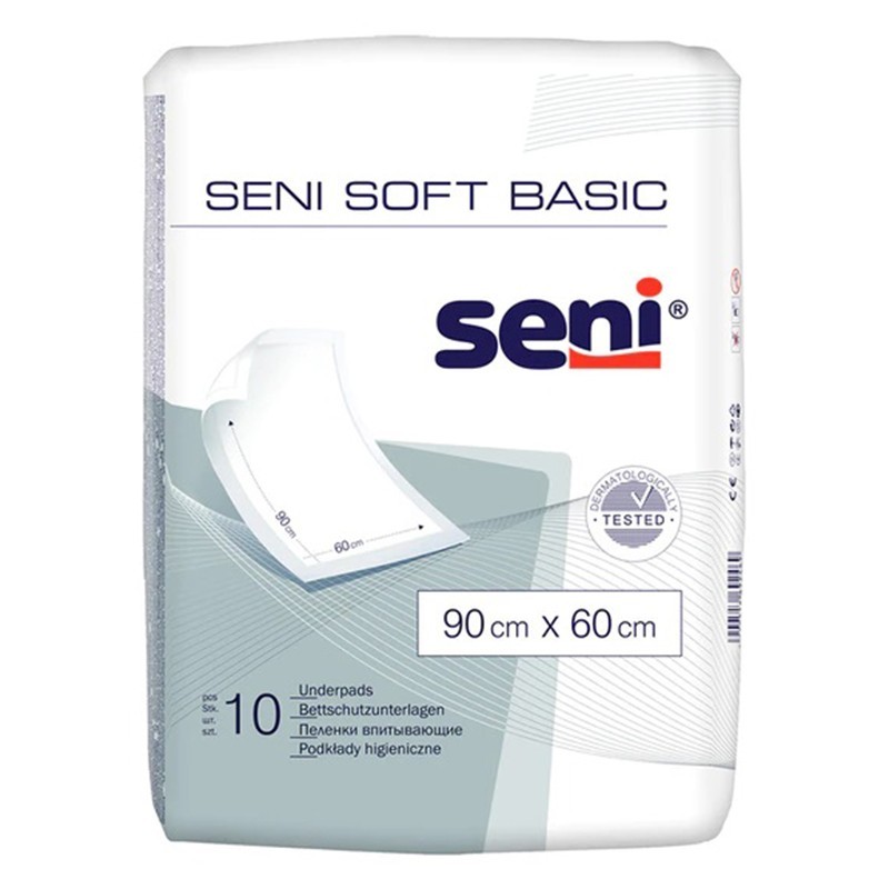 Set 2 x 10 Aleze pentru Pat Seni Soft Basic 90 x 60 cm