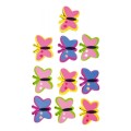Set 2 x 10 Fluturi din Lemn pentru Artizanat