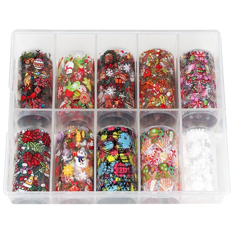 Set 2 x 10 Folii Transfer Luxorise 06 Christmas Vibes