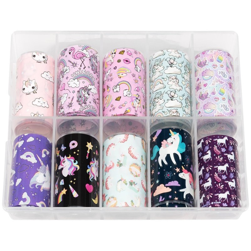 Set 2 x 10 Folii Transfer Luxorise 26 Unicorn