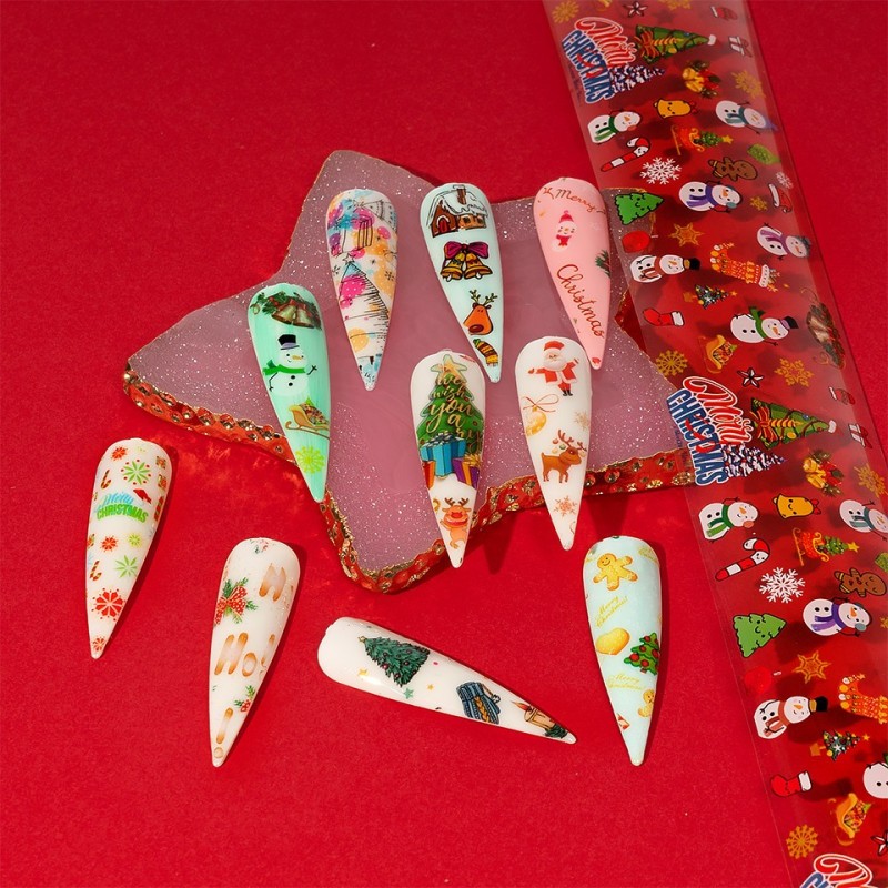 Set 2 x 10 Folii Transfer Luxorise 35 Christmas Colors