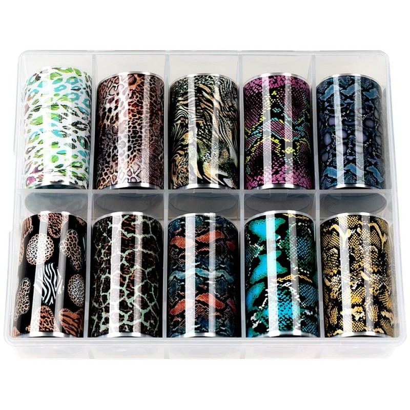 Set 2 x 10 Folii Transfer Luxorise 57 Snake Tale
