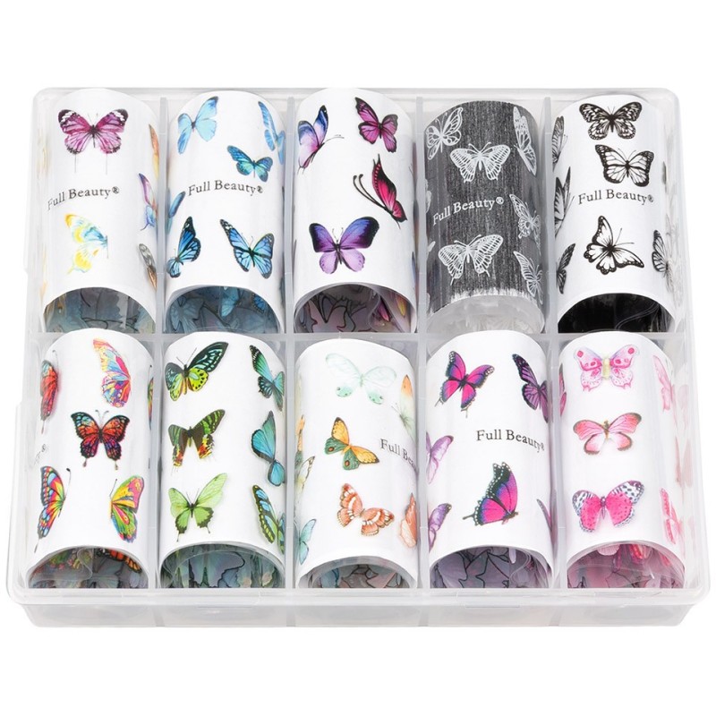 Set 2 x 10 Folii Transfer Luxorise 61 Butterfly Touch