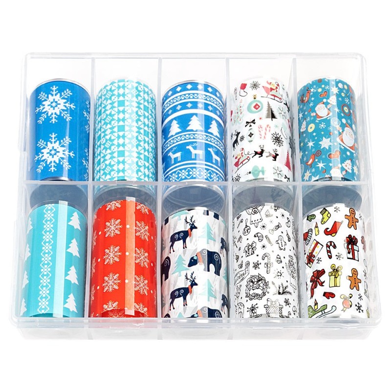 Set 2 x 10 Folii Transfer Luxorise Finally Christmas