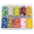 Set 2 x 10 Folii Transfer Luxorise Flower Lady