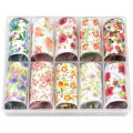 Set 2 x 10 Folii Transfer Luxorise Flower Paradise