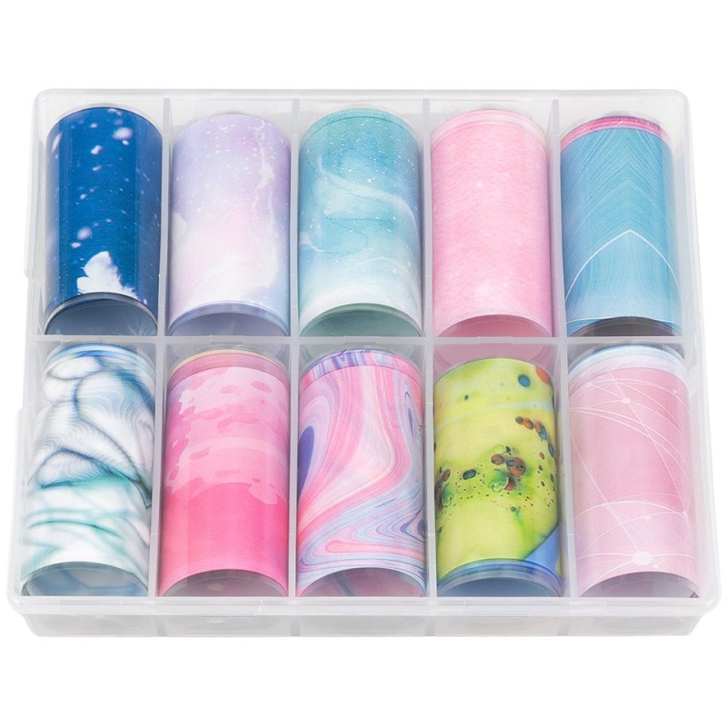 Set 2 x 10 Folii Transfer Luxorise Marble Look