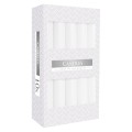 Set 2 x 10 Lumanari Cilindrice Albe Aura