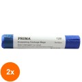Set 2 x 10 Saci de Menaj cu Snur, Prima, Albastri, 120 Litri