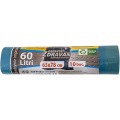 Set 2 x 10 Saci Menajeri cu Snur, 63 x 78 cm, 60 l, Albastri