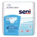 Set 2 x 10 Scutece pentru Adulti Seni Super, L