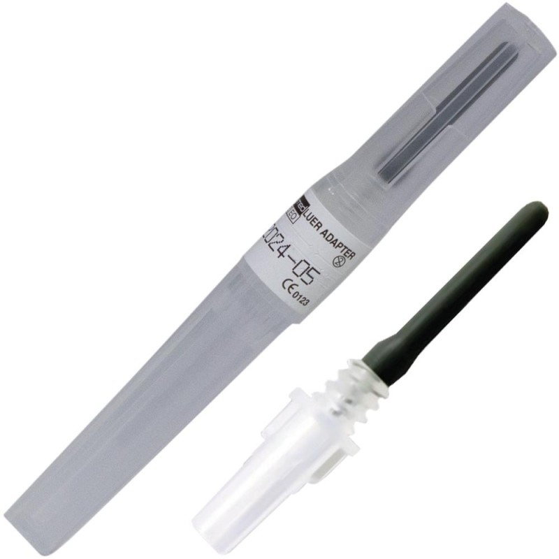 Set 2 x 100 Adaptor Microperfuzor Vacutainer pentru Colectare Probe de Sange, Steril