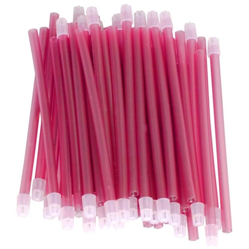 Set 2 x 100 Aspirator Saliva 15 cm, Cap Detasabil Rosu