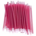 Set 2 x 100 Aspirator Saliva 15 cm, Cap Detasabil Rosu