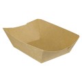 Set 2 x 100 Barcute din Carton Kraft, 16 x 11.8 x 4 cm