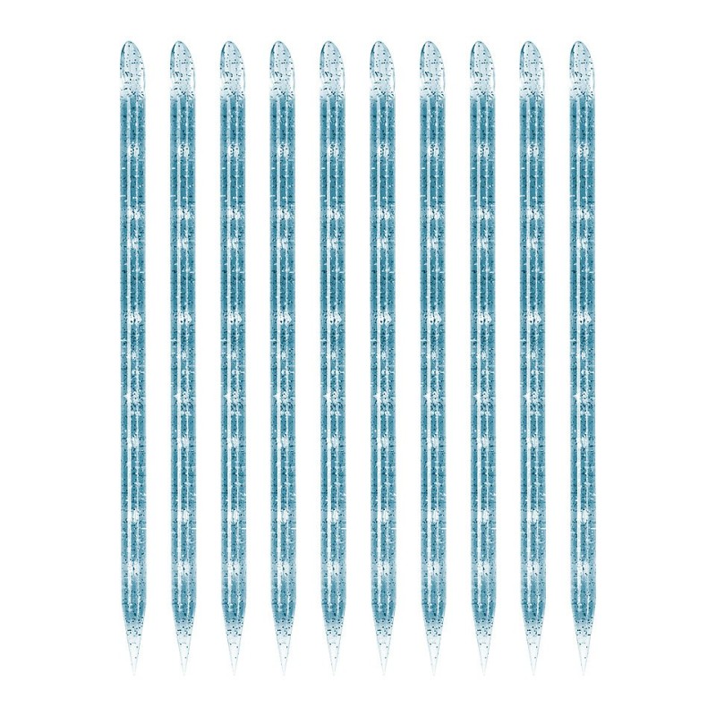 Set 2 x 100 Betisoare Unghii pentru Cuticule SensoPRO Milano, Clear Blue