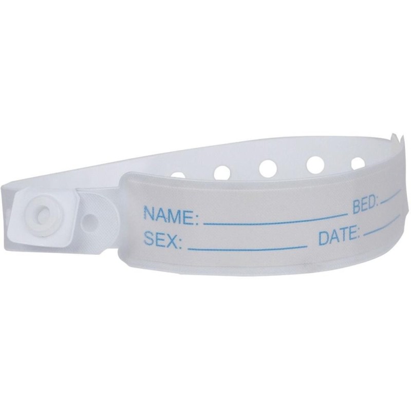 Set 2 x 100 Bratari de Identificare Albe, pentru Adulti si Copii, Prima