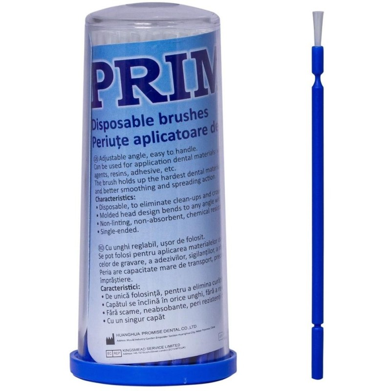 Set 2 x 100 Periute Aplicatoare de Unica Folosinta Prima, Albastre, 50 x 110 mm