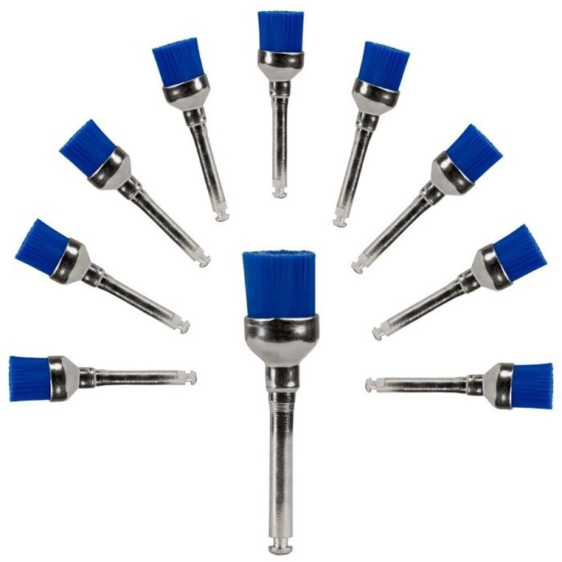 Set 2 x 100 Periute Detartraj Albastre din Nailon Prima, Forma de Cupa