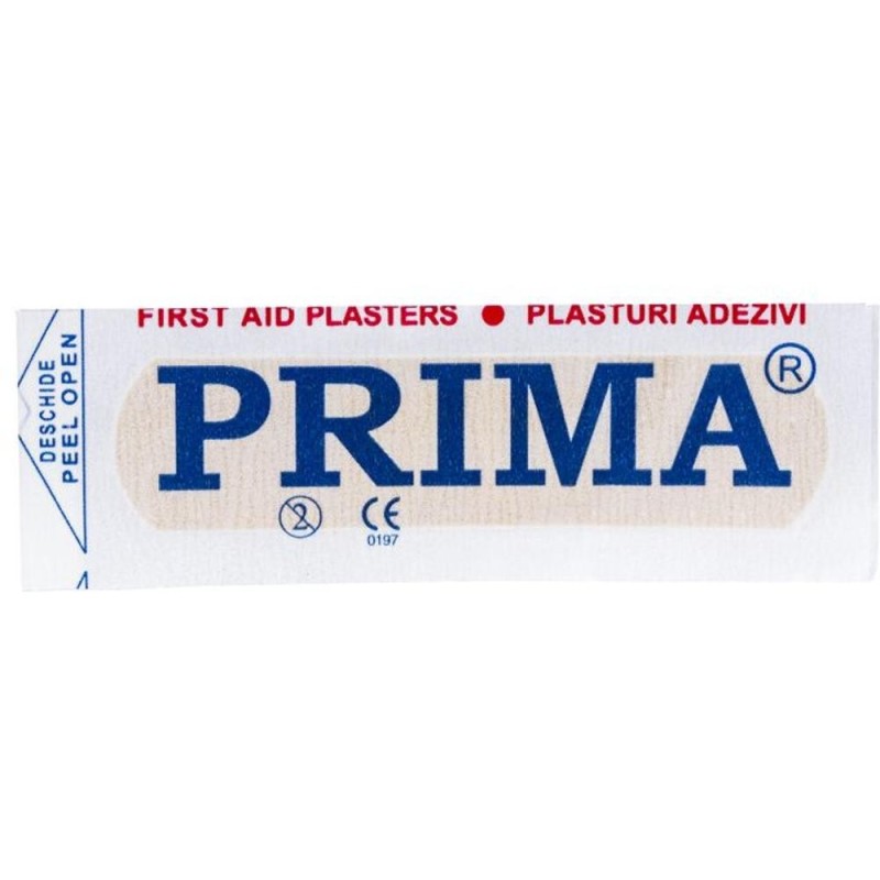 Set 2 x 100 Plasturi Medicali Standard, 19 mm x 72 mm, Culoarea Pielii, Prima