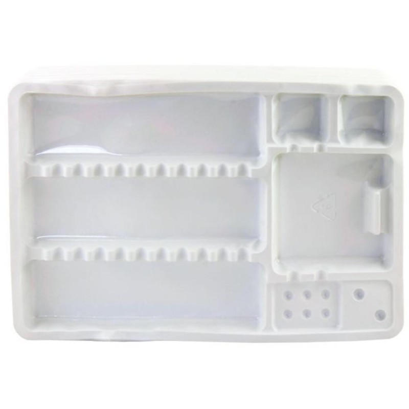 Set 2 x 100 Tavite Plastic de Unica Folosinta 19 x 15 cm Prima, pentru Instrumentarul Stomatologic