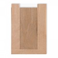 Set 2 x 1000 Pungi din Hartie cu Fereastra, Biodegradabila, pentru Paine, 23 x 4 x 33 cm