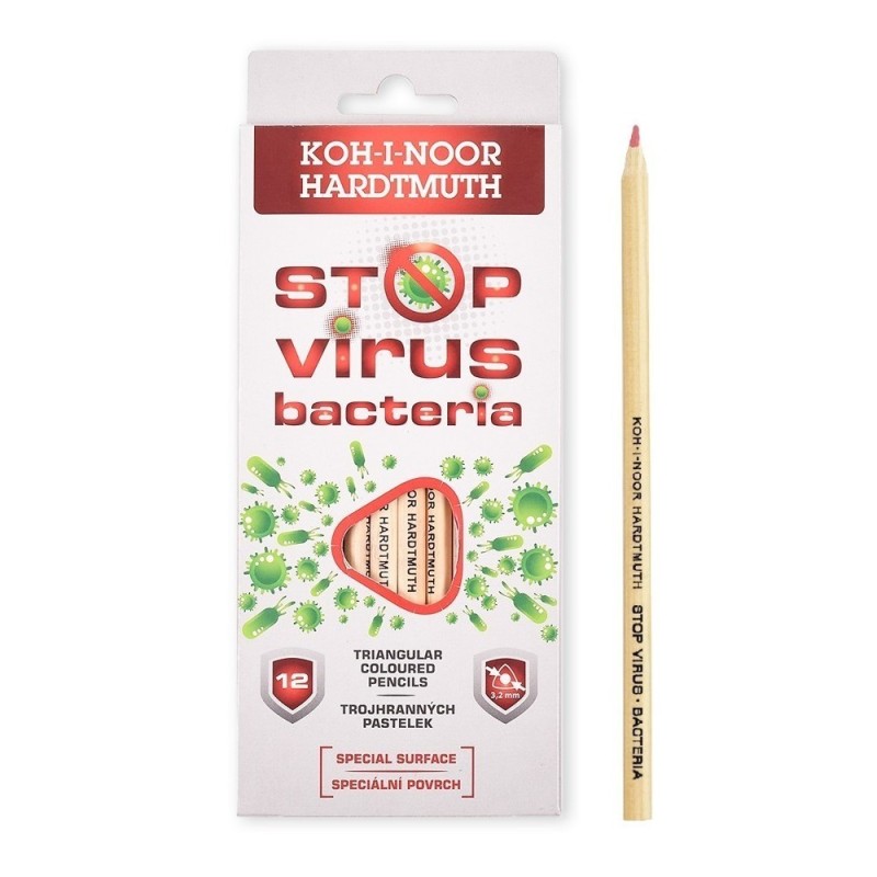 Set 2 x 12 Creioane Color Stop Virus Bacteria