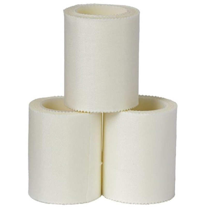 Set 2 x 12 Leucoplast Rola Matase, 5 cm x 4.5 m, Alb, Hipoalergenic, Medical, pentru Fixarea Bandajelor, Prima