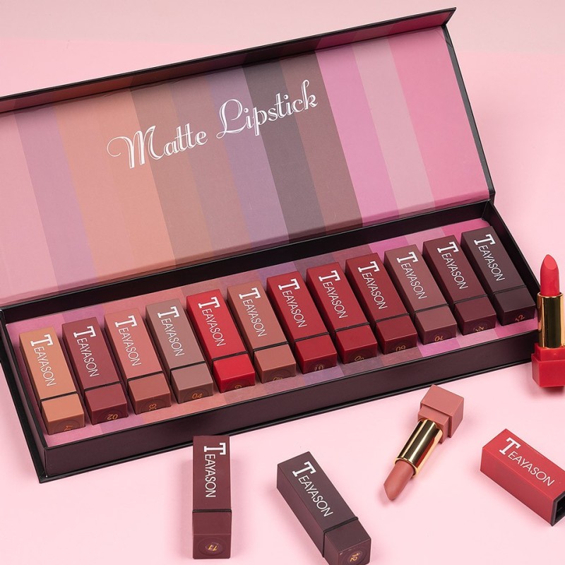 Set 2 x 12 Rujuri Mate Teayason Matte Lipstick