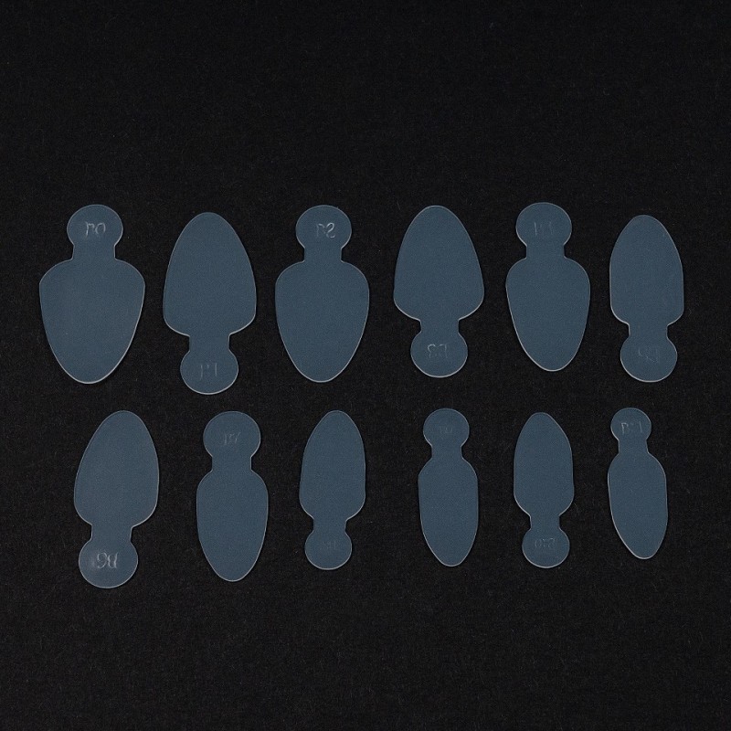 Set 2 x 120 French Silicone Pads Reutilizabile Luxorise pentru Tipsuri Smart Forms, Lx01