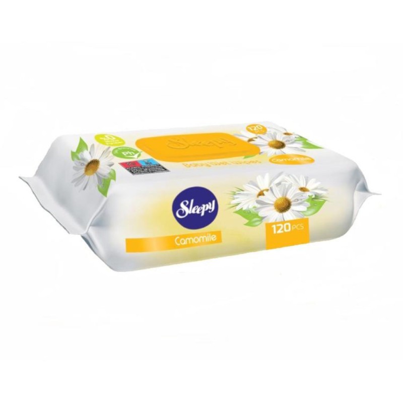 Set 2 x 120 Servetele Umede pentru Bebelusi, Sleepy, Musetel