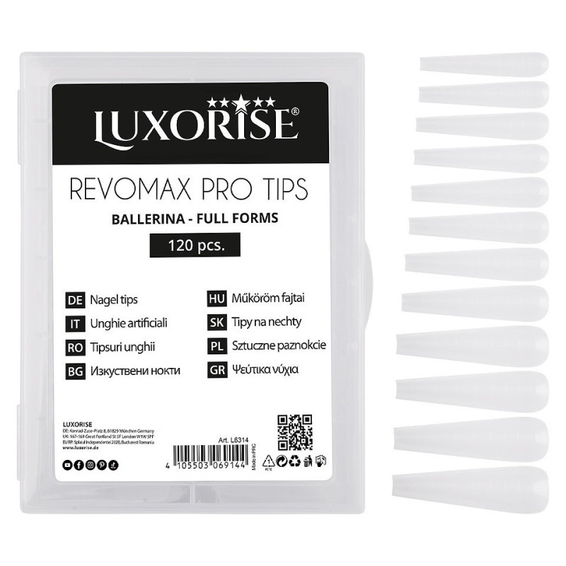 Set 2 x 120 Tipsuri Reutilizabile Revomax Pro Tips Luxorise, Ballerina Full Forms