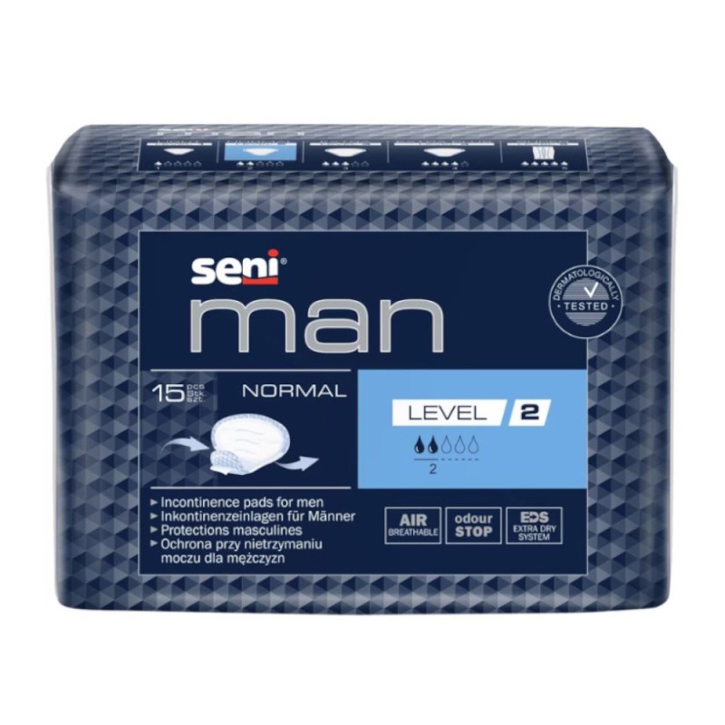 Set 2 x 15 Absorbante Urologice pentru Barbati Seni Man Normal, Level 2