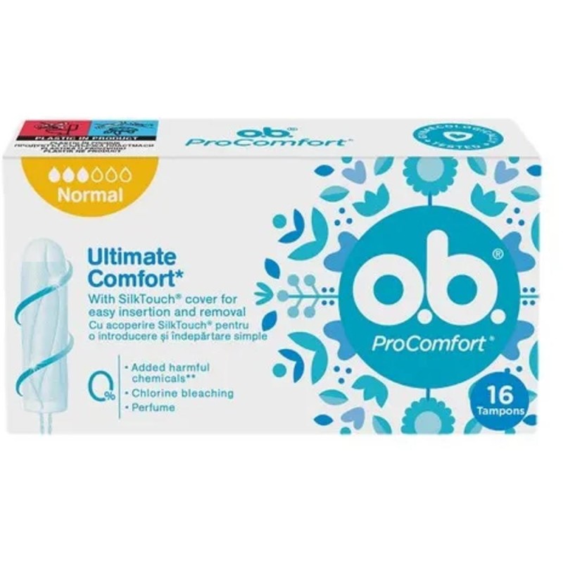 Set 2 x 16 Absorbante Interne OB Pro Comfort Normal