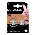 Set 2 x 2 Baterie Buton Litiu Duracell CR2032 3V,  Blister