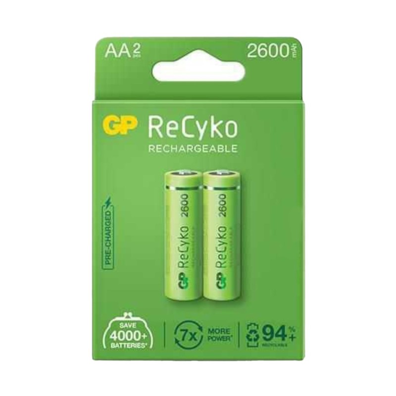 Set 2 x 2 Baterii Reincarcabile GP R6 AA 2600mAh NiMH