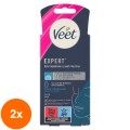 Set 2 x 20 Benzi Depilatoare de Ceara pentru Fata, pentru Piele Sensibila, Veet